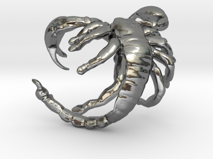 Unique Realistic High detailed Scorpion Ring 3d printed