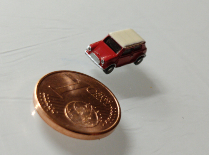Z scale 1963 small car 3d printed 