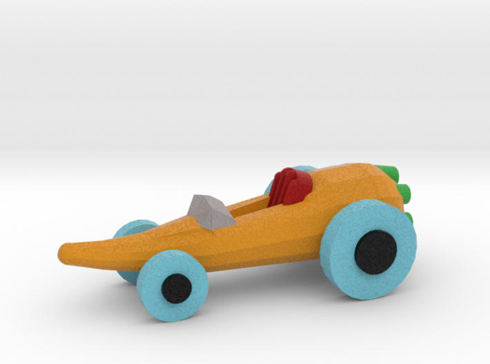 Carrot Car - Small 3d printed