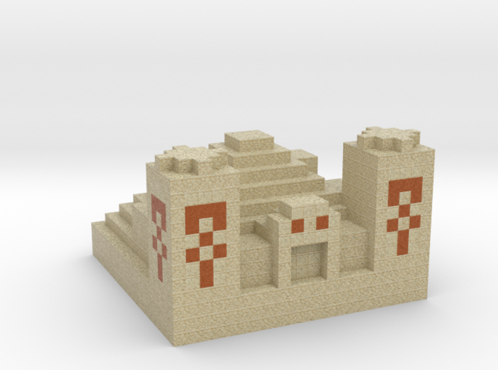 Minecraft Desert Temple 3d printed