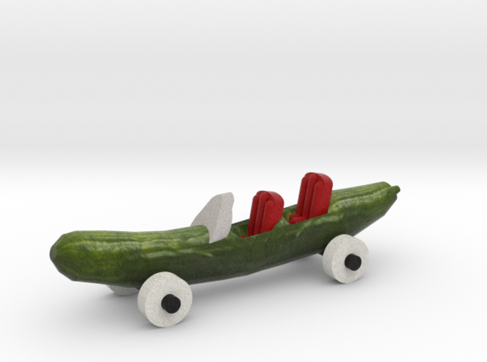 Cucumber Car - Small 3d printed
