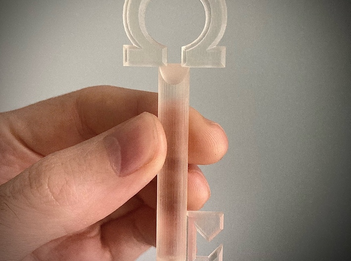 Omega Key 3d printed
