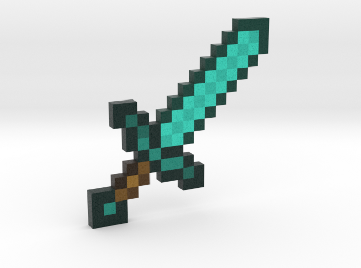 Diamond Sword for Minecraft 3d printed