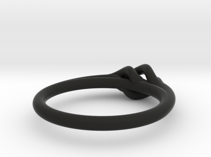 Twist Ring w/ Ball 3d printed