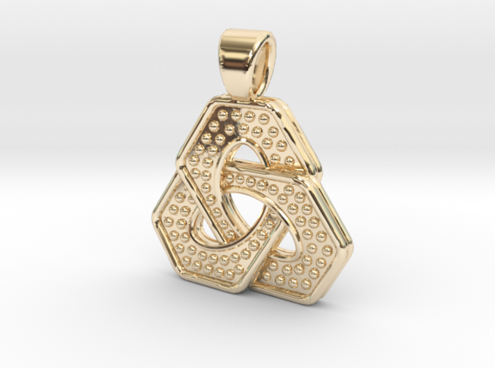 Odin's Knot [pendant] 3d printed