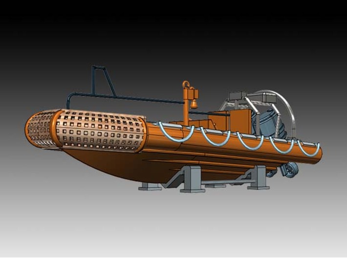 Esvagt rescue boat - 1:50 3d printed 