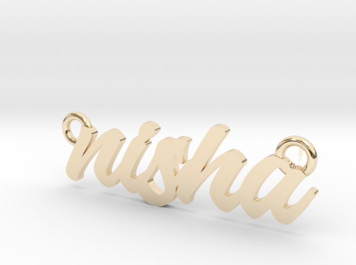 nisha Pendant 3d printed