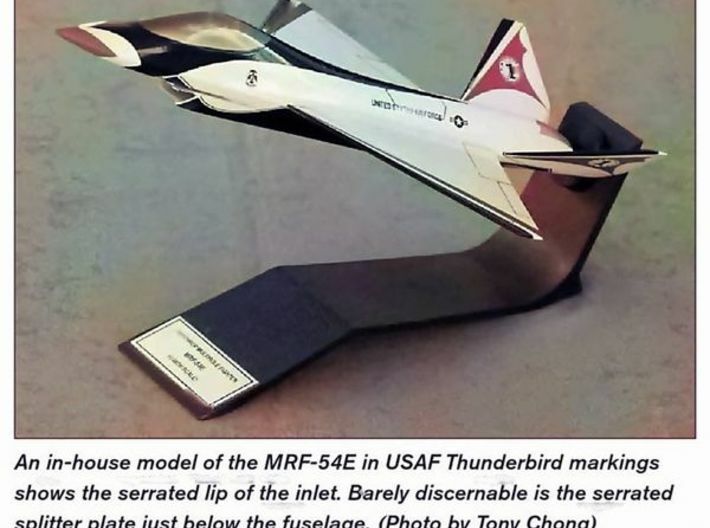 Northrop MRF-54E JAST/JSF (w/Landing Gear) 3d printed 