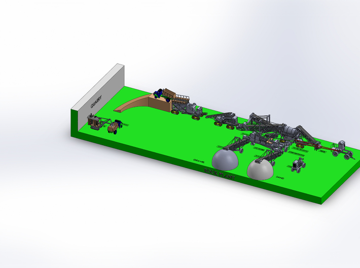 MEDIUM ROLL CRUSHER 3d printed 