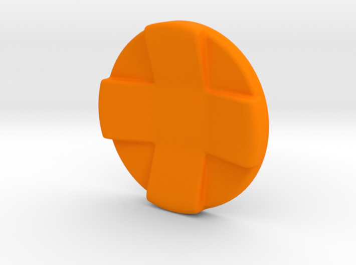 D-pad Button Topper - Concave 4-way large 3d printed