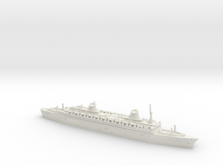 SS France 1961   1/1200 scale 3d printed 
