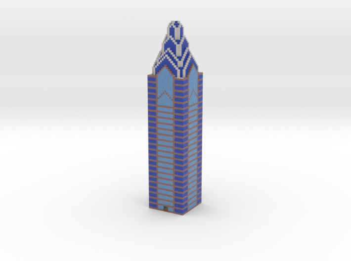 Minecraft Glass Skyscraper 3d printed