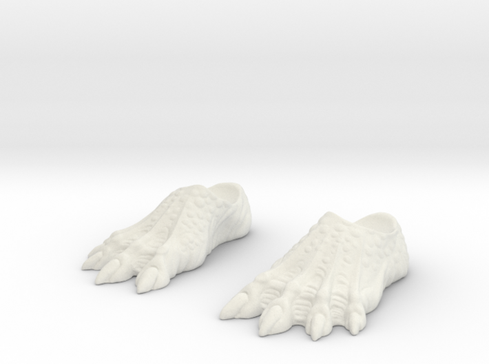 Amphibian feet (pair) Motu Origins 3d printed