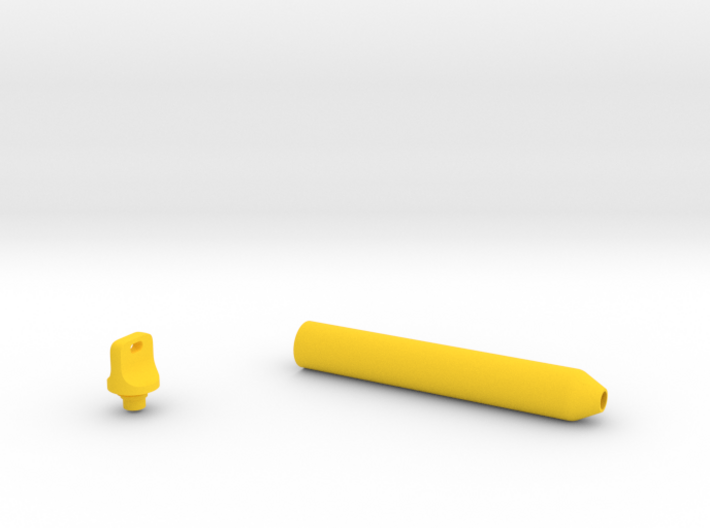 Smooth Marker Pen Grip - large without buttons 3d printed