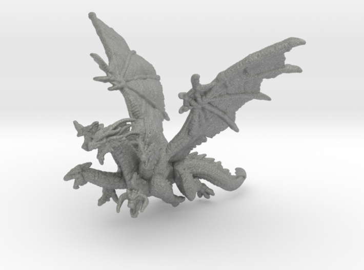 5 Headed Dragon Queen 6mm miniature model fantasy 3d printed