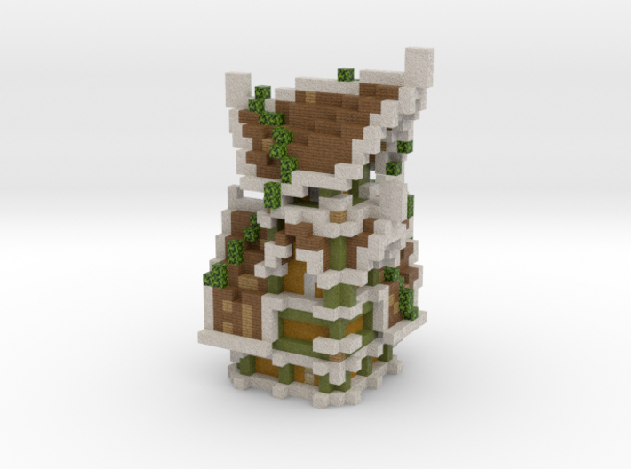 Minecraft Elven Style House 3d printed