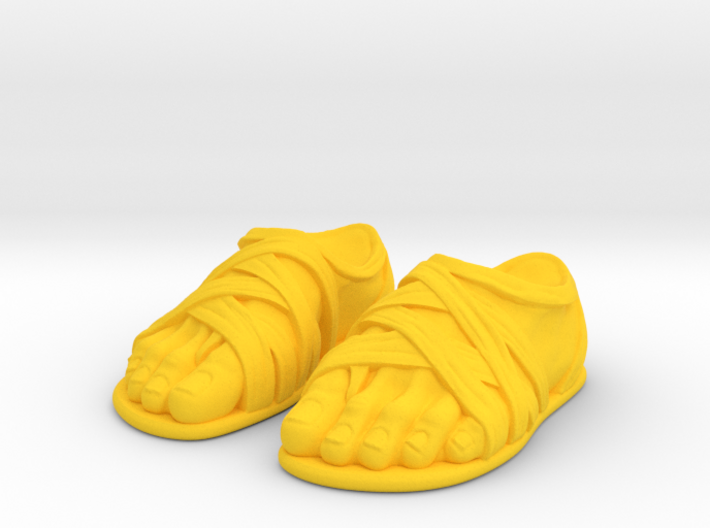 Sandal feet (pair) Motu Origins 3d printed