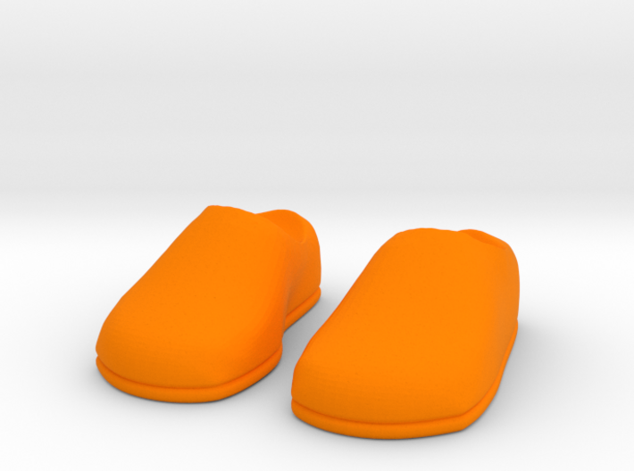 Flat shoe feet (pair) Motu Origins 3d printed