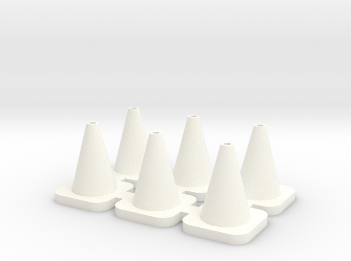 Traffic Cones -1/24 Scale 3d printed