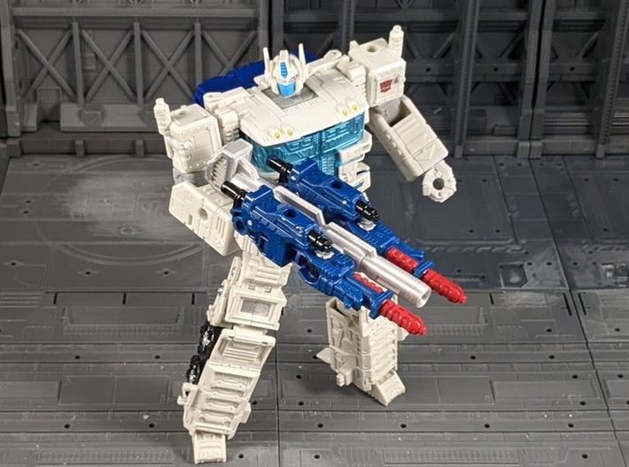 TF Seige Earthrise Prime Ion Blaster 3d printed 5mm ports can combine with other accessories