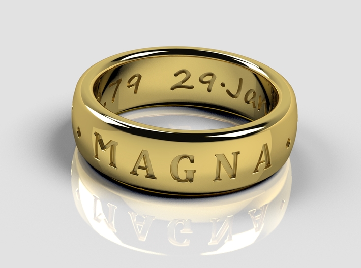 Sir Francis Drake Ring (Uncharted 3) 3d printed