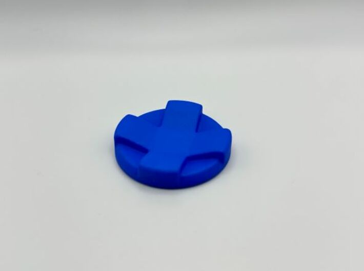 D-pad Button Topper - Concave 4-way 3d printed 