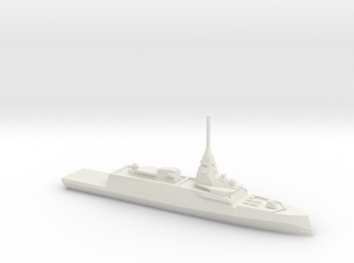 Belharra-class frigate, 1/1800 3d printed