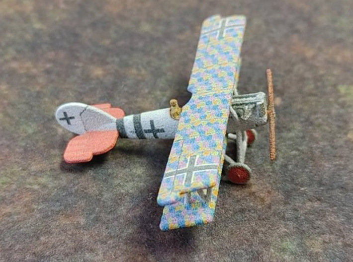 Pfalz D.XII 1445/18 (full color) 3d printed Photo courtesy Chris 'malachi' at wingsofwar.org
