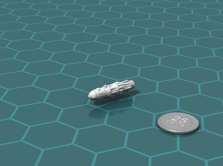 Bux Cruiser 3d printed Render of the model, with a virtual quarter for scale.
