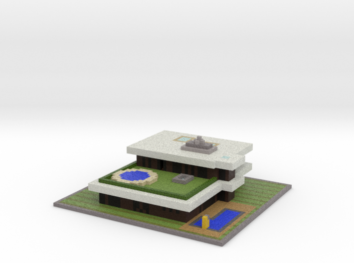 Minecraft Modern House 3d printed