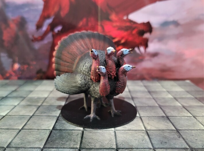 Turkey Hydra 3d printed