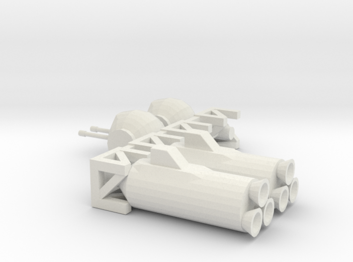 Tube Ship Modules 3d printed 