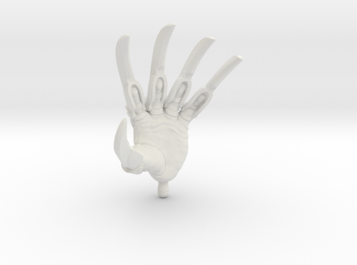 Hand Weapons 3 'Horror' Bladed Glove Hand (Left) 3d printed