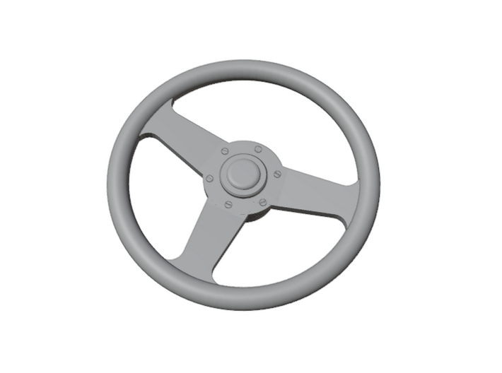 1:10 3-Spoke Steerring Wheel Type301 3d printed 