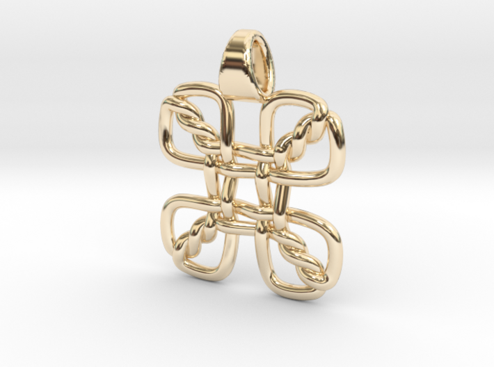 Clover knot 3d printed