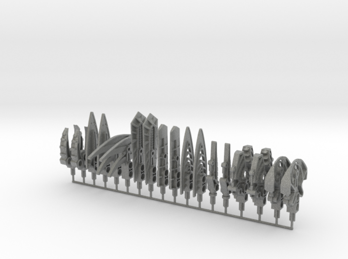 Rahkshi Staffs Collection Pack1 3d printed