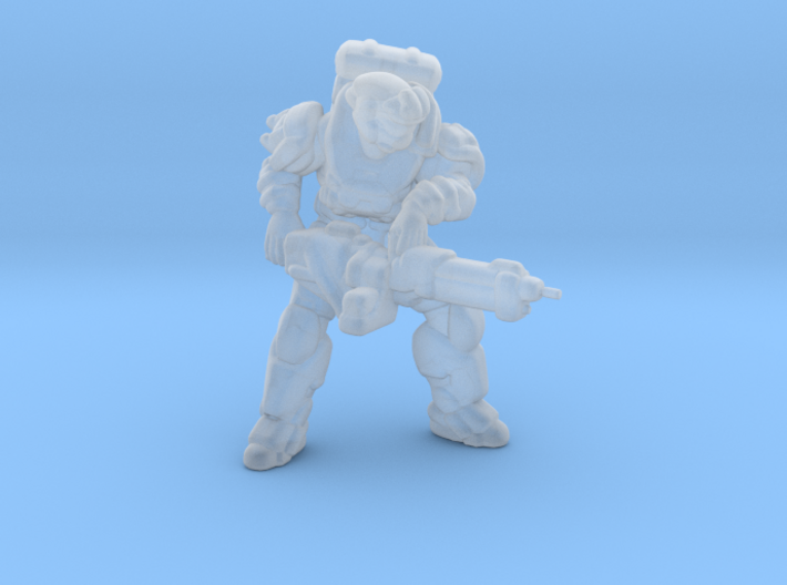Halo Heavy Spartan Jorge 052 miniature model games 3d printed