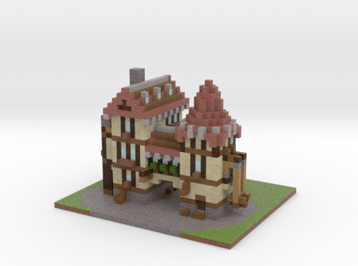 Minecraft Medieval Castle Base 3d printed