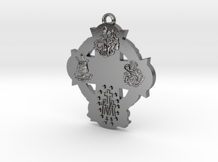Constantine Cross Medal #6 Four Way Cross 3d printed