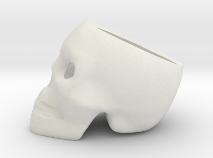 Hollow Skull Candleholder / Penholder 3d printed