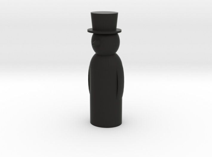 00 scale snowman tophat 3d printed