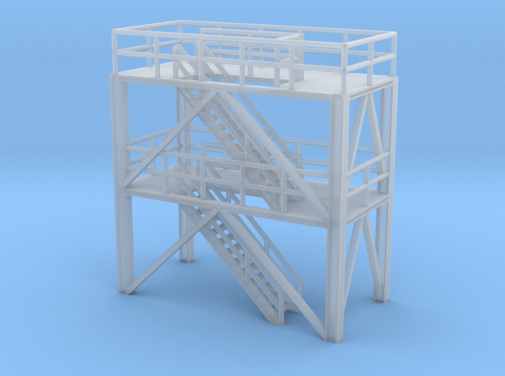 N Scale Refinery Stairs H36 3d printed
