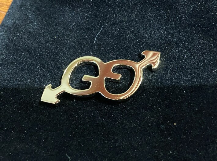 G&G_twins_pendant 3d printed 