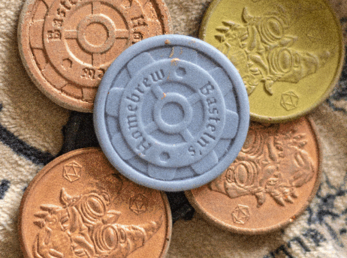 Basteln's Homebrew Coin 3d printed 