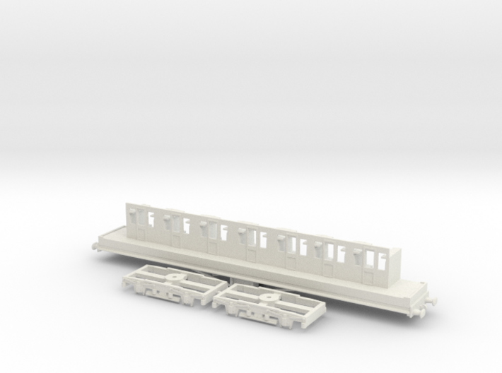 HO/OO NEW Maunsell Composite Chassis Chain S2 3d printed