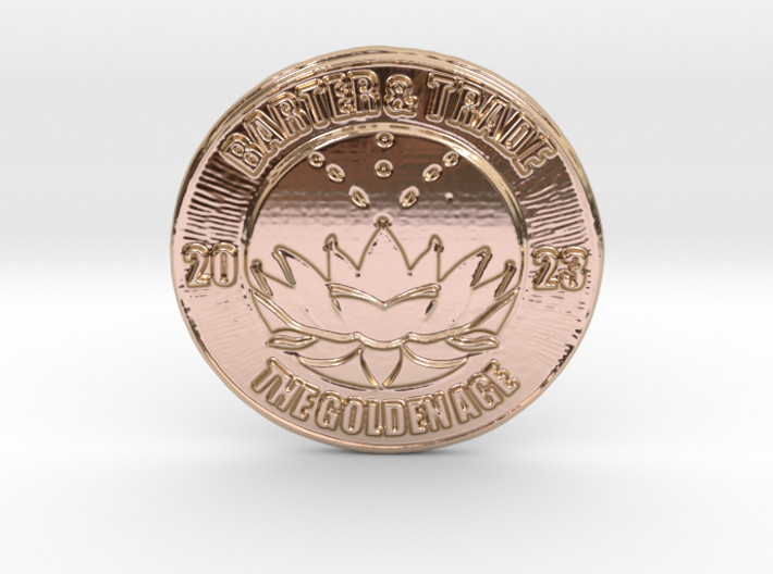 BARTER &amp; TRADE - THE GOLDEN AGE - COIN 3d printed