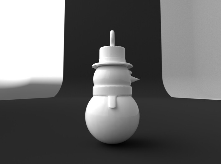 Snowman Ornament 3d printed 