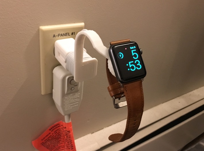 apple watch oulet charger 3d printed 
