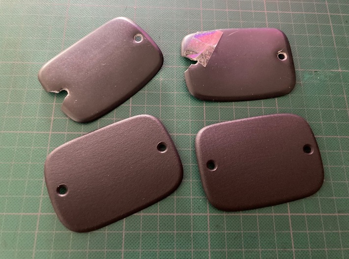 PORSCHE - HARD TOP COVER PLATE - RIGHT 3d printed 