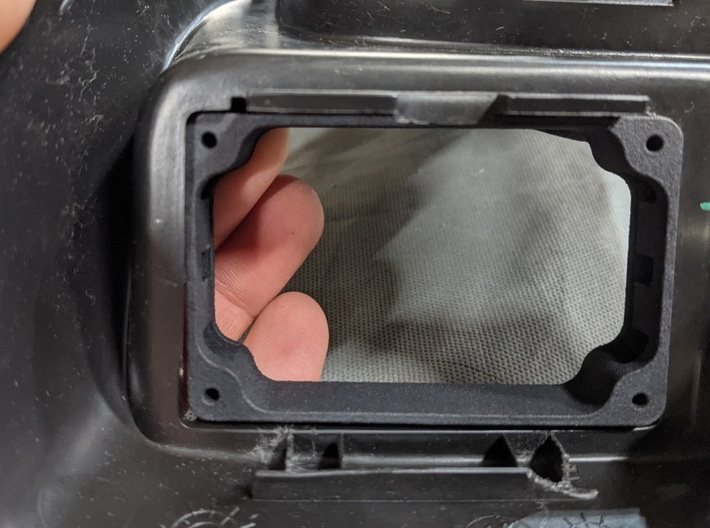 F-Body Center Console Accessory Switch Faceplate 3d printed 